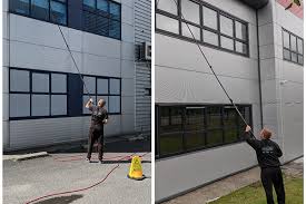 In this video i show the top pole techniques from basic to advanced for window cleaning. Commercial Window Cleaning Services Dublin
