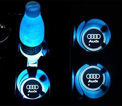 Yojohua 2 56 Inch Led Cup Holder Audi Accessories Custom Car Accessories Audi Interior