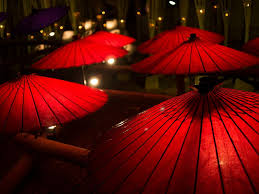 Choose from a curated selection of trending wallpaper galleries for your mobile and desktop screens. Hd Wallpaper Six Red Japanese Umbrellas At Nighttime Japanese Style K Yamaga City Wallpaper Flare