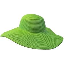 Luxury Divas Lime Green Solid Color Wide Bendable Brim Floppy Beach 20 Liked On Polyvore Featuring Accessories Green Solid Color Green Solid Lime Green