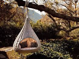 Your Very Own Nest In Your Garden Heaven Nestrest By Dedon Design By Fred Frety Daniel Pouzet Modern Outdoor Accessories Hanging Beds Garden Sofa