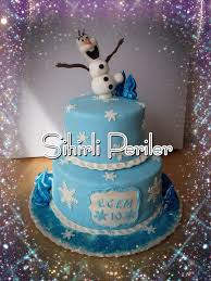 Olaf Dogum Gunu Pastasi Frozen Karlar Ulkesi Dogum Gunu Pastasi Dogum Gunu Frozen Pasta