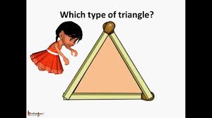Math Geometry Types Of Triangle Based On Angle English