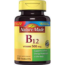 Without enough red blood cells, your tissues and organs don't get enough oxygen. Nature Made Vitamin B12 500 Mcg Tablets Value Size 200 Ct Walmart Com Walmart Com
