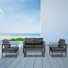 Big lots has the latest styles at a price that works for you when you're in the market for a new side table, console table or coffee table. Buy Scurrty Outdoor Patio Furniture Sets Clearance Aluminum Patio Furniture Sectional Sofa Metal Grey Conversation Set With Grey Cushions Outdoor Furniture Sets Clearance Outdoor Sofa Set Dark Grey Online In Indonesia B08ydjht3f