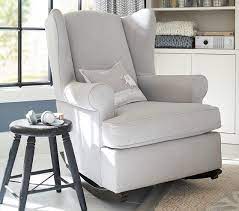 wingback convertible rocking chair ottoman rocking chair chair and ottoman furniture