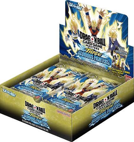 Dragon Ball Super Card Game Masters B30 Three Glorious Fighters Booster Box Sealed Case English