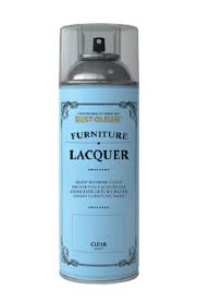 Rust Oleum Chalky Clear Lacquer Spray Paint Matt Furniture 400ml Sprayster