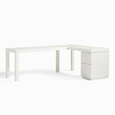 Overall dimensions are 70.9 w x 70.9 d x 24.25 to 49.75 h (with included furniture feet installed, casters add 2 to the overall height). Parsons L Shaped Desk File Cabinet Set