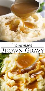 Easy Brown Gravy Recipe No Drippings Needed In 2020 Brown Gravy Recipe Easy Brown Gravy Recipe Easy Gravy Recipe