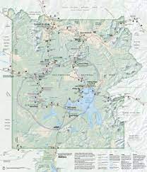 Yellowstone National Park Boundaries Yellowstone National Park Map | U.s. Geological Survey