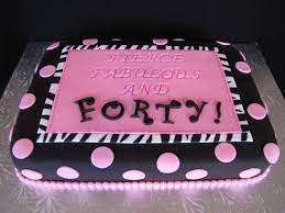 The comedian got a darkly funny surprise from husband chris fischer. 40th Birthday Cake Sayings 40th Birthday Cakes New Birthday Cake Birthday Sheet Cakes