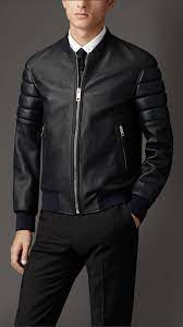 Vestes Homme Bombers Vestes En Cuir Site Officiel Burberry Leather Jacket Outfit Men Leather Jacket Best Leather Jackets