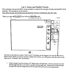 The hard thing about hard things: Lab 3 Series And Parallel Circuits This Worksheet Chegg Com