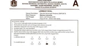 Soal Ucun Dki Jakarta Tahap 2 22 25 Februari 2016 Giri Widodo