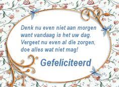 Gefeliciteerd Met Je Verjaardag