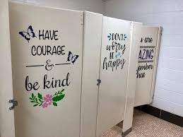 School Bathroom Inspirational Quotes School Bathroomdecor Schooldecor Quotes Inspiration Sayings School Bathroom School Quotes School Entrance