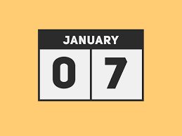 january 7 calendar reminder. 7th january daily calendar icon template. Calendar 7th january icon Design template. Vector illustration 11085918 Vector Art at Vecteezy