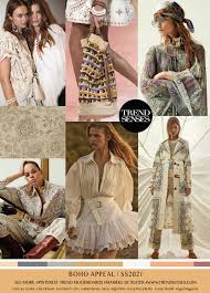 Boho Appeal Ss2021 Color Trends Fashion Fashion Trending Moodboard Fashion Trend Forecast