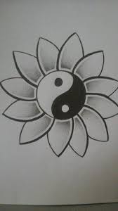 Ying Yang Tattoo Designs I Drew This My Friend W Easy Drawings Creative Drawing Cute Easy Drawings