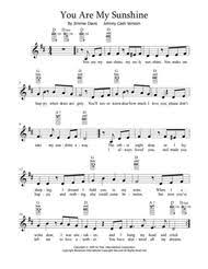 Maybe you would like to learn more about one of these? You Are My Sunshine Johnny Cash Version For Ukulele Two Keys By Digital Sheet Music For Lead Sheet Download Print H0 1019789 Sc001293014 Sheet Music Plus