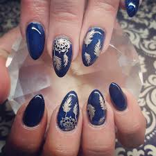 Shine and sparkle through all of your holiday festivities with our navy blue and silver glitter mani dazzling from your fingertips! 25 Dark Blue Nail Art Designs Ideas Design Trends Premium Psd Vector Downloads