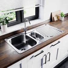 Check spelling or type a new query. Astini Velia 1 5 Bowl Brushed Stainless Steel Kitchen Sink Waste As1360 Kitchen From Taps Uk