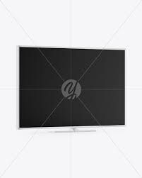Download Tv Mockup Half Side View In Device Mockups On Yellow Images Object Mockups Yellowimages Mockups