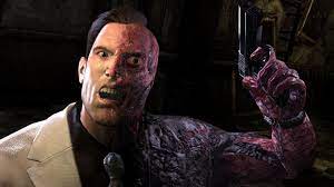Former district attorney harvey dent was once gotham city's bright future, until half of his face was burnt with acid and his psyche damaged by one of his adversaries. Two Face Und Victor Zsasz