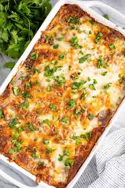 Creamy Chicken Enchilada Casserole Recipe Creamy Chicken Enchiladas Enchilada Casserole Chicken Enchiladas