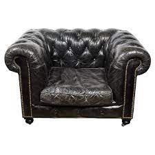 Same day delivery 7 days a week £3.95, or fast store collection. Chesterfield Oversized Tufted Armchair In Original Black Leather At 1stdibs