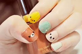 Animal Nails On Tumblr Animal Nails Kawaii Nails Nails