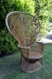 Four Antique Deco Rattan Chairs Vintage Wicker Chair Wicker Chair Vintage Wicker
