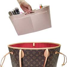 Felt Handbag Insert Organizer Zipper Pocket Bag In Bag