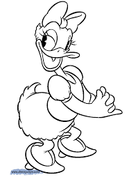 Disney coloring pages for kids. Daisy Duck Coloring Pages 2 Disneyclips Com