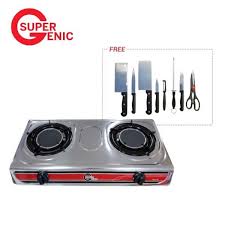 This one is darned close and tops our list of the top 5 best gas ranges. Super Genic Infrared Gas Stove With Knife Set
