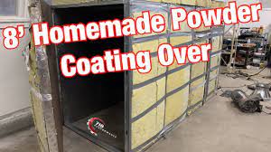 I set up the whole operation in my garage. Building A Custom Diy Propane Powered 8 Foot Powder Coating Oven Youtube