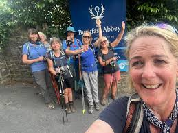 The 'retired'. Day 4. Final day. Princetown to Buckfastleigh. 24 km/15  miles. What an absolute cracker of a walk! Highlights: rediscovering cider  lollies at an ice cream van, 2nd lunch in breeze
