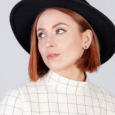 Ceramic Earrings With Blue Stone Tiny Studs in Many Colors Sustainable  Jewelry Girlfriend Gift