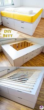 Diy Ikea Hack Stabiles Sehr Hohe Bett Mit Viel Stauraum Selber Bauen Mit Anleitung Homedecoratingtipsikeahacks Ikea Diy Diy Ikea Hacks Ikea Dresser