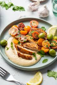 All recipes on the mediterranean dish have been developed in my humble kitchen with my own personal twist. Whole30 Mediterranean Chicken Bowls With Creamy Tahini Sauce Whole30 Paleo Gf Nyssa S Kitchen