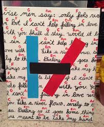 Can T Help Falling In Love Twenty One Pilots аккорды Twenty One Pilots Canvas Lyrics And Ukulele Chords For The Song Can T Help Falling In Love Twenty One Pilots Art Twenty One Pilots Ukulele Lyrics On Canvas