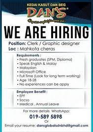 Jobs in kuala lumpur and malaysia for professionals and expats seeking employment opportunities with english as the main working language. Kl Part Time And Full Time Jobs Education Facebook