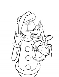 To keep it even simpler, kids can just as easily draw their grumpy, grinchy faces onto the printable. Mr Grinch In A Santa Suit Coloring Pages For You
