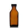 These rectangular amber glass bottle are available in distinct shapes and sizes depending on the requirements. 100ml Amber Rectangular Bottle With Polycone Cap Glassbottles Co Uk