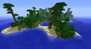 Small island surrounded by icebergs . Survival Islands Seeds Minecraft Seeds For Pc