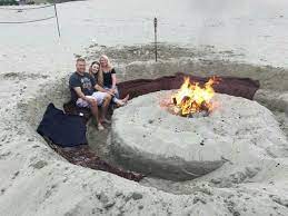 Maybe you would like to learn more about one of these? Beach Fire Pit In The Sand Beach Fire Pit Outside Fire Pits Fire Pit