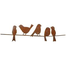 Birds On A Wire Wall Art Birds On A Wire Metal Wall Hanging Bird Wall Art Rustic Art Metal Wall Hangings