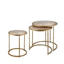 Cemile Gold 3 Lu Yarimay Mermerli Sehpa Seti Cosalindo Table Decor Coffee Table