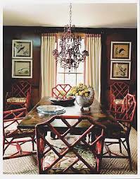 Chippendale Chairs Done In Celerie Kemble Beautiful Interiors Decor Dining Room Updates Dining Room Inspiration
